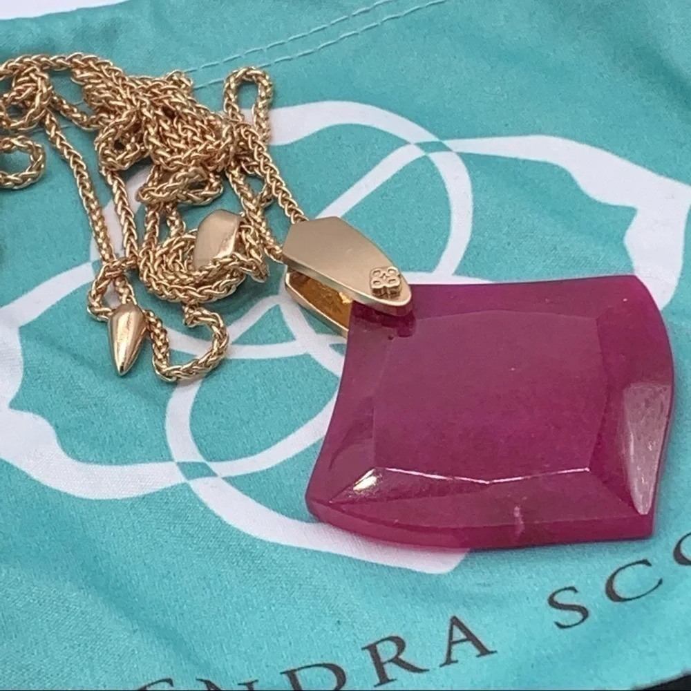 Kendra Scott Aislinn Rose Gold Pendant Necklace